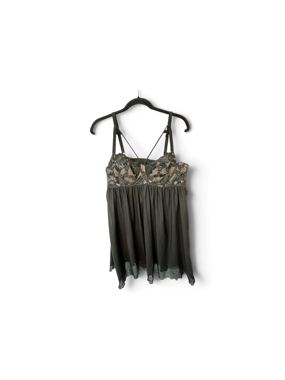 Torrid, Black Lace Babydoll Nighty